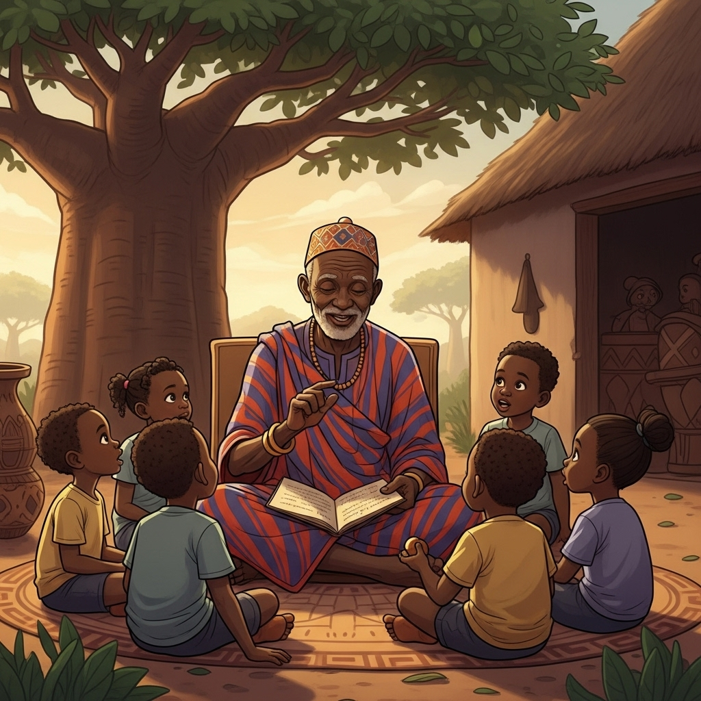 Illustration HeritageVerse - Contes africains